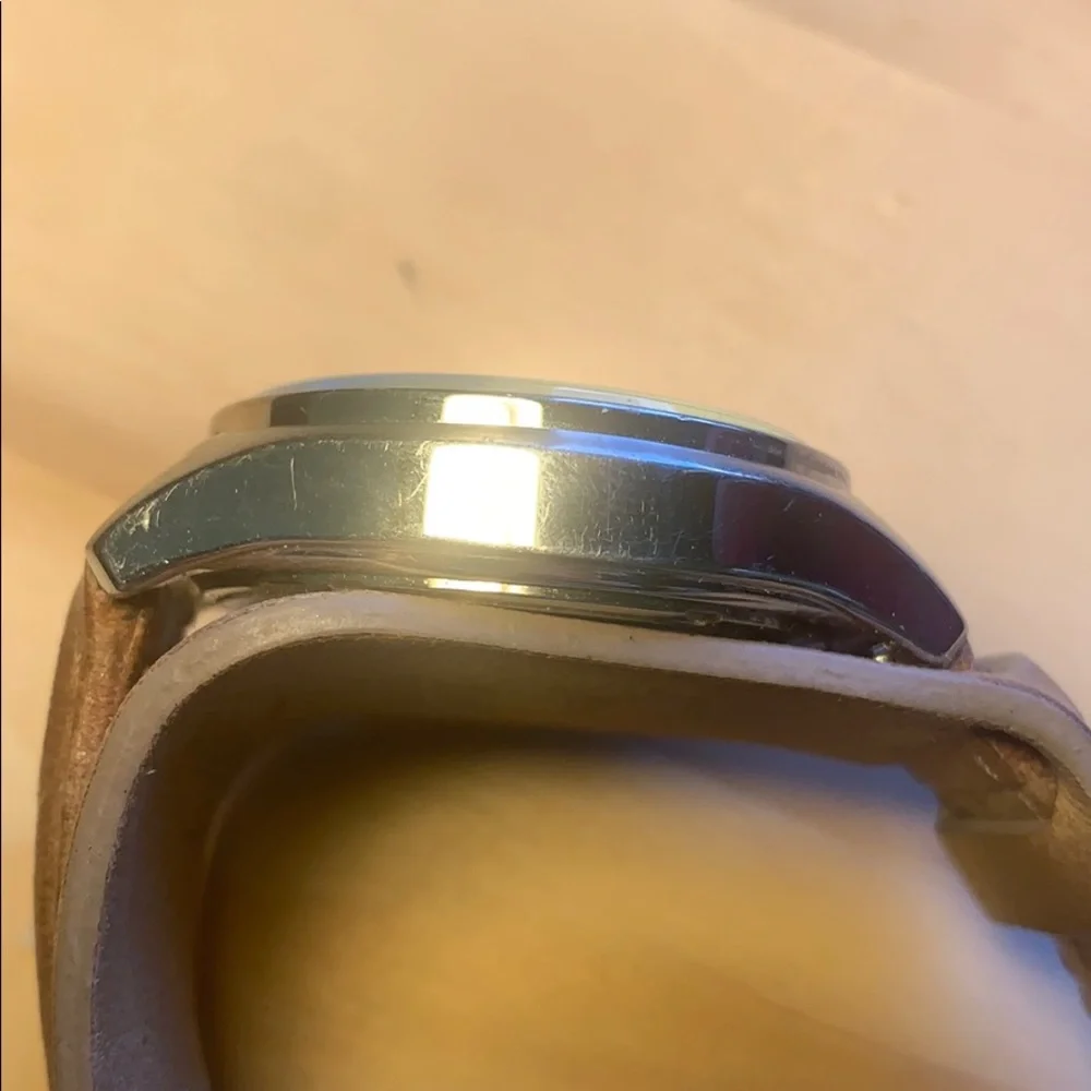 Fossil CH-2794 Chronograph watch w/orig. leather
